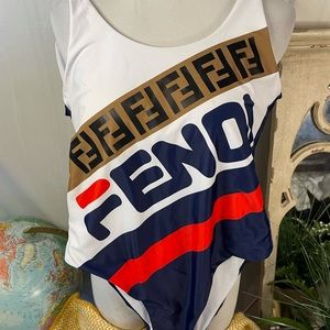 Fendi x Fila Swimsuit one piece XL NEW